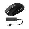 Logitech G305 Lightspeed Wireless Gaming Mouse Bundle with 3.0 4-Port USB Hub (2 Items)