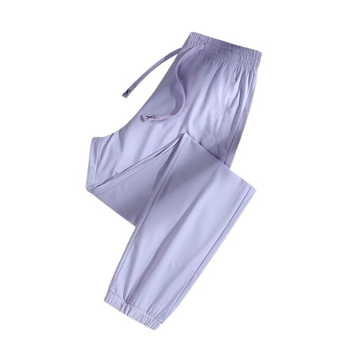 Image of Ice Silk Pants for Women Plus Size Quick Dry Athletic Pant Sports | Outdoors with Pockets