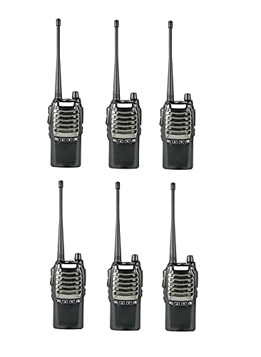 BAOFENG UV-8D Long Range Walkie Talkie 400-480 MHz CTCSS DCS FM Radio Transceiver with Earpiece-Pack of 6