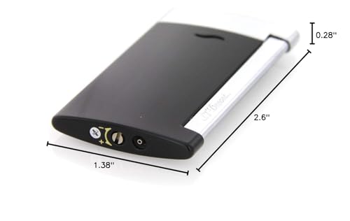 S.T. Dupont Slim 7 Lighter - Black/Chrome