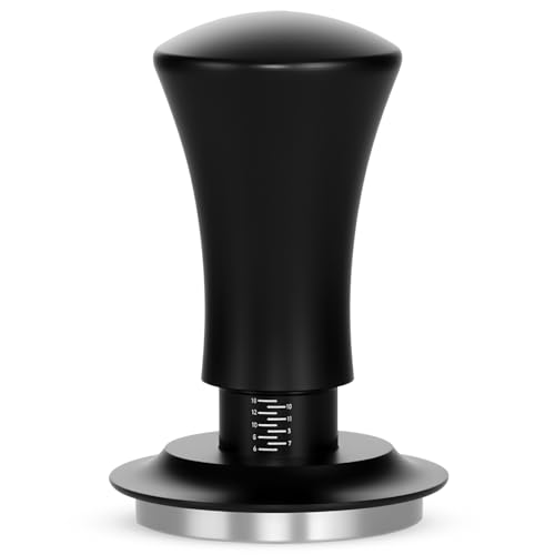 CASABREWS Black Espresso Coffee Tamper 51mm &ndash; Heavy-Duty 30lb Calibrated Tamper with Flat...