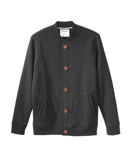 Silvert's Adaptive Clothing & Footwear Men's Bomber Jacket with Magnetic Buttons