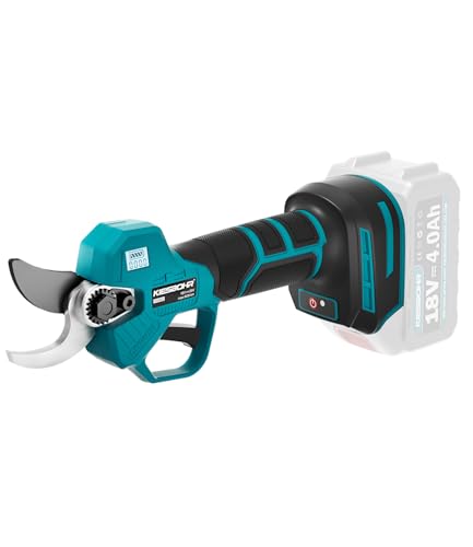 KIESBOHR CSS02 Akku Astschere Kompatibel mit Makita 18V Akku 25mm Elektrische Gartenschere Bürstenloser mit Sicherheitsschalter Softgrip Elektrisch Baumschere Akkuschere (ohne Akku und Ladegerät)