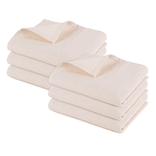 Pagnanno – Hotel Quality Kitchen Tea Towels & Waffle Weave tea towel – Professional Cotton 45 x 70 cm | Absorbent Fast Drying Dish Towels, Kitchen and Bar Towels (Pack of 6 (45x70cm), Waffle - Beige) - Cosy Home Interiors Pagnanno – Hotel Quality Kitchen Tea Towels & Waffle Weave tea towel – Professional Cotton 45 x 70 cm | Absorbent Fast Drying Dish Towels, Kitchen and Bar Towels (Pack of 6 (45x70cm), Waffle - Beige)