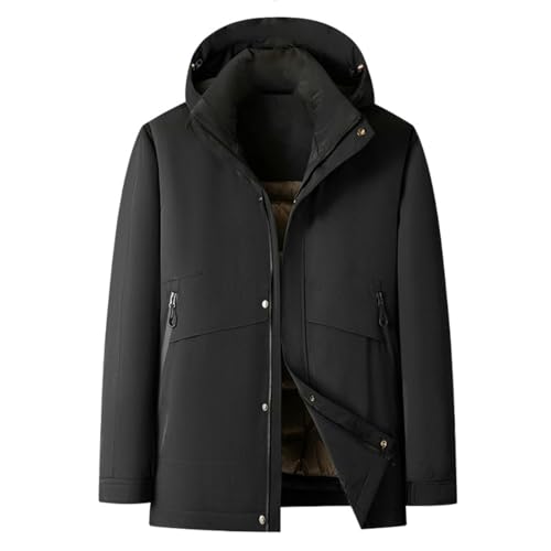 Manteau d'hiver mi-long homme idéal pour vos trajets quotidiens et balades en ville