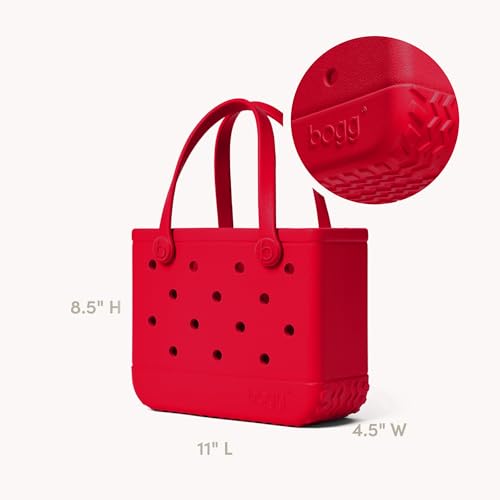 Image of BOGG BAG Bitty Small Tote - 11 inch x 8.5 inch x 4.5 inch - Durable, Washable, Tip-proof - Beach, Pool, Boat, Work, Sports