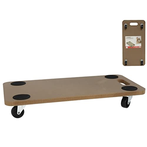 Carro, Soporte con Ruedas, Plataforma de Carga para Mover Muebles, Base rodante para Transporte, Tabla, 200 KG