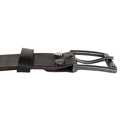 Image of Lucky Brand Men's Jeans Leather Belt| Classic| Casual| Dress| Everyday| American Heritage| Genuine Leather| Metal Buckle