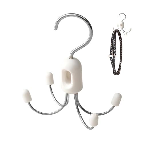 Colgador De Cinturones | Organizador Giratorio De 360 Grados,Colgador para Camisetas Sin Mangas Ahorrador De Espacio | para Sostenes, Bolsos, Almacenamiento, Apartamento, Universidad, Exhibición,