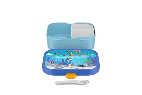 Mepal, Lunch Box Campus, Bento Box For Children, With Bento Compartment & Fork, With Clip Closure, Dishwasher Safe & BPA-free - Image 2