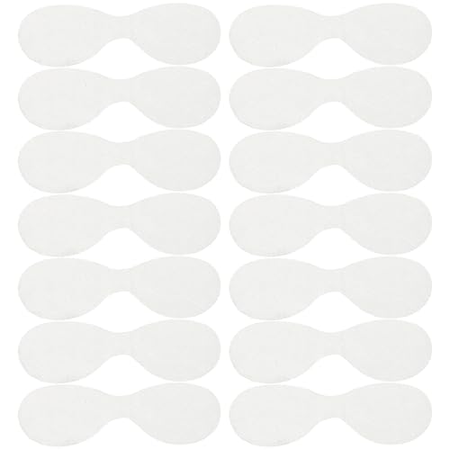 Healifty Mascarilla Desechable para Ojos 600 Unidades Papel de Algodón Natural para Película Ocular Parche Hidratante Suave y Transpirable para Cuidado Ocular Uso Facial y Viaje