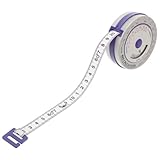 Veemoon Aluminium Maßband Körpermaßband Taillenmaßband Mit Taschenrechner Kompakt Leicht Langlebig 2 Meter Zur Gesundheitskontrolle