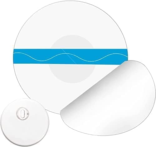 55 Stück Freestyle Libre 3 Pflaster, Libre 3 Plus Sport Pflaster Wasserfest | für Freestyle Libre 3 Sensor, transparent ohne Kleber in der Mitte, selbstklebend & Hautfreundlich - 1