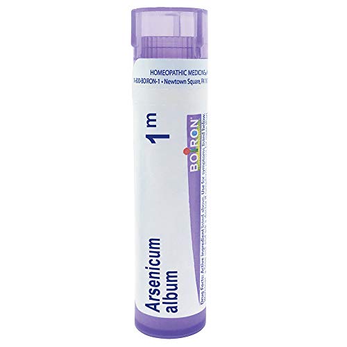 Boiron Arsenicum Album 1m, Homeopathic Medicine for Food Poisoning, 80 Pellets