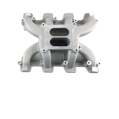 デュアルプレーンキャブレターインテークマニホールド GM LS1 LS2 LS6 サテンHolley 300-130 エアインテークシステム アルミニウム対応