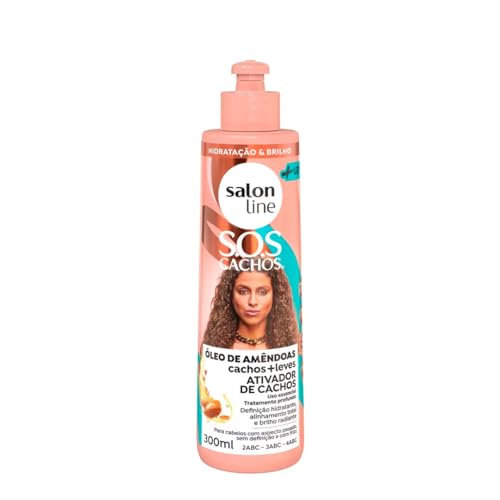 Salon Line SOS Cachos +Leves activador de rizos con aceite de almendras 300ml