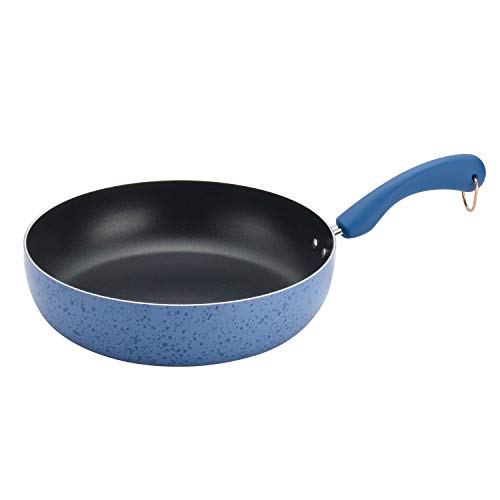 Paula Deen Signature Deep Nonstick Fry Pan/Skillet, 12 Inch, Blueberry Speckle