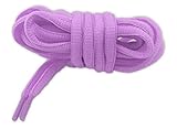  Neon Cordones deportivos ovalados 125 cm (lilas)