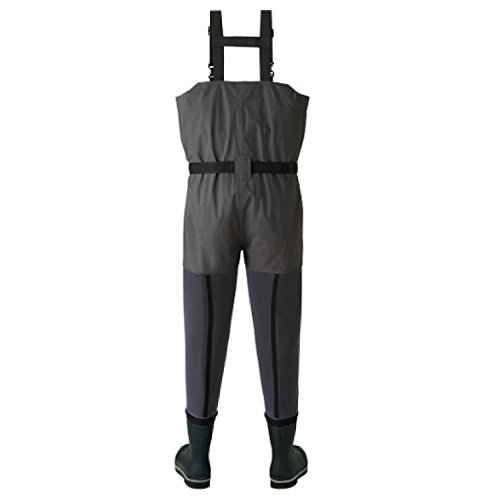 双進(SOSHIN) ウェーダー RV ハイブリッドブーツウェイダーII No.5333 チャコール LL 2枚目