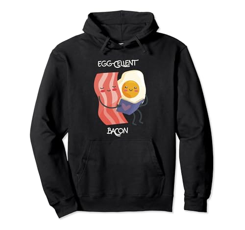 Egg-Cellent Bacon mignon drôle Bacon & Egg Designs Cadeau Sweat à Capuche