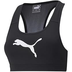 PUMA Mid Impact 4Keeps Bra Sujetador Deportivo, Mujer, Negro (520304-56), M