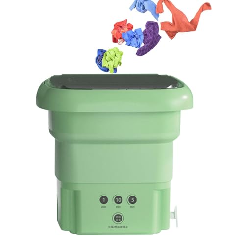 Blanchisserie de voyage : laveuse portative pliable contre le lavage main - 8