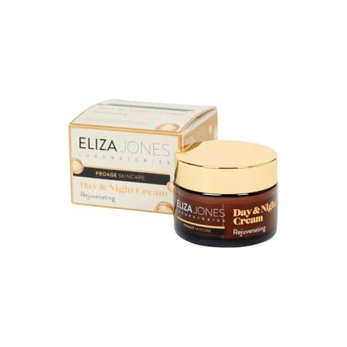 Eliza Jones Crema Facial Día y Noche Pro Age 50ml – Antiedad Vegana con Ácido Hialurónico, Péptidos, Almendras Dulces y Rosa Mosqueta – Hidratante, Nutritiva y Reafirmante