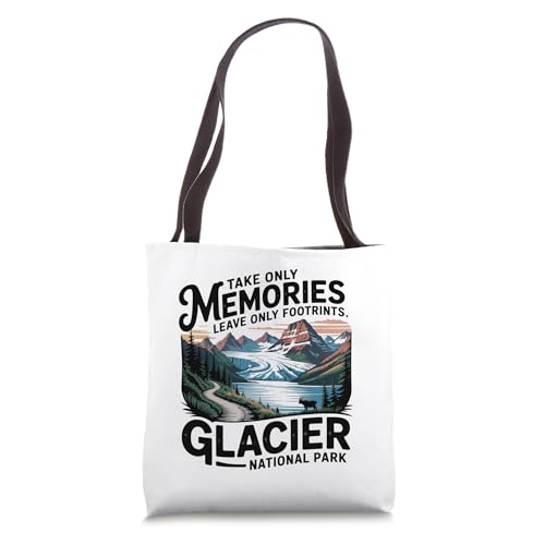 Glacier National Park Shirt – Hiking Nature Travel Tote Bag