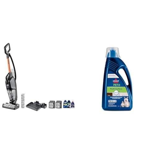 Image of Bundle of BISSELL CrossWave HydroSteam Wet Dry Vac, Multi-Purpose Vacuum, Wash, and Steam, 35151 + BISSELL Multi-Surface Pet Formula with Febreze Freshness for Crosswave (80 oz), 2295L