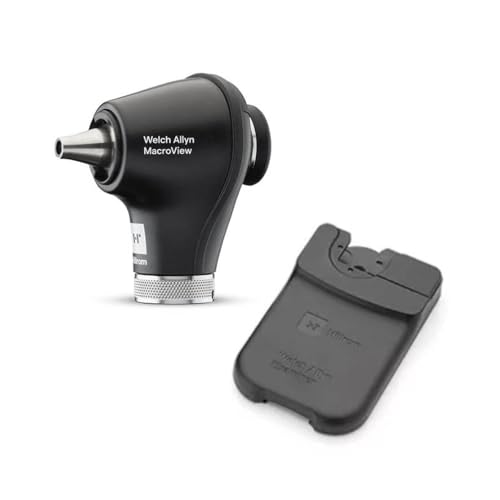 Image of Welch Allyn 3.5V LED Macroview Plus Otoscope With Lithium Ion Plus USB Handle and Iexaminer Smart Bracket