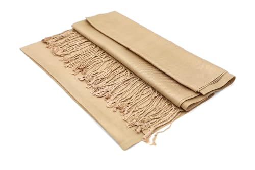 Achillea Soft Silky Solid Pashmina Shawl Wrap Scarf for Wedding Bridesmaid Dress3