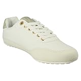 Ladies Elle Sport Casual Trainers F7344 - White Synthetic - UK Size 7 - EU Size 40 - US Size 9 - Image 7