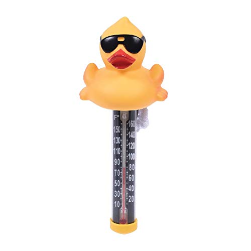 GAME 13901-BB Derby Duck Spa and Pool Thermometer Shatter-Resistant Casing, Tether Included, New Model