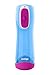 Contigo Trinkflasche Swish Autoseal große BPA-freie Kunststoff Wasserflasche, auslaufsicher, für Sport, Fahrrad, Joggen, Wandern, 500 ml, Türkis (Blue)
