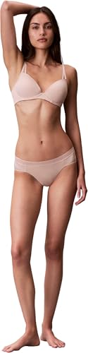 Calvin Klein Damen Push-Up BH Lift Demi mit Bügel, Beige (Beechwood), 85D – Ansicht 5