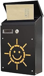 JYDQM Suggestion Box Drop Box Donation Box Outdoor Rainproof Suggestion Box Creative Cute Mailbox Wall Decoration Mailbox Mail Tube Mailbox Security Mailboxes
