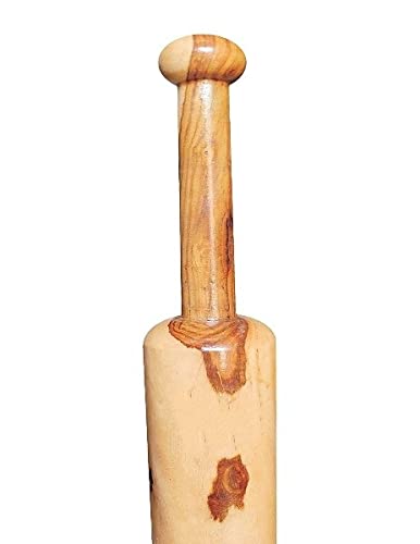 Image of Bulmaniya Sports Vanished Wooden Indian Clubs, Mugdar, Meel, Clubbell, Karla Kattai, Original Wooden 3 Kg