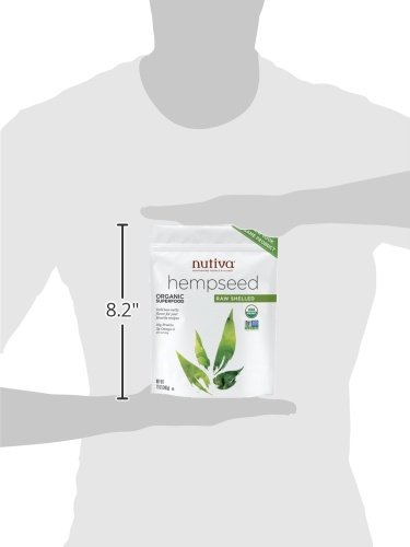 Nutiva Organic Hempseed, Raw Shelled, 12 Ounce