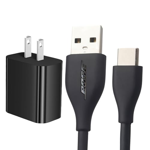 Bose Speaker Charger USB A to USB C Charging Cord 3ft Compatible Bose Charger for Portable Speaker SoundLink Max/Plus/Home/Micro(2nd)/flex(2nd Gen)/Earbuds/QuietComfort Headphones Type C charge Cable