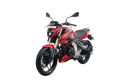 Image of Bajaj Pulsar N 160 TD TC ABS UG Single Seat Motorcycle, Glossy Racing Red, Booking for Ex-Showroom Price