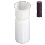 Créez une atmosphère : ce moule à bougies en silicone rayé est fabriqué sans couture et met en valeur la décoration de table. C'est l'accessoire indispensable pour la fabrication de bougies qui non seulement brillent lors des fêtes, mais mettent également en valeur la chaleur et le charme de chaque fête.