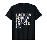 NSYNC Official Name Stack T-Shirt