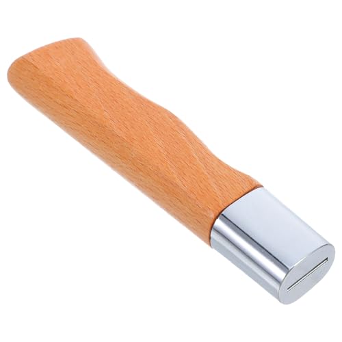 Genérico Mango de Madera Maciza para Cortador de Cocina, Tamaño Pequeño 11,9x2,3x1,8 Cm, Repuesto para Cuchillos Chinos de Verduras, Empuñadura Antideslizante para Uso Profesional en