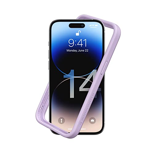 Rhinoshield Bumper Case Compatible With [Iphone 14 Pro] | Crashguard Nx - Shock Absorbent Slim Design Protective Cover 3.5M / 11Ft Drop Protection - Lavender #TOP14