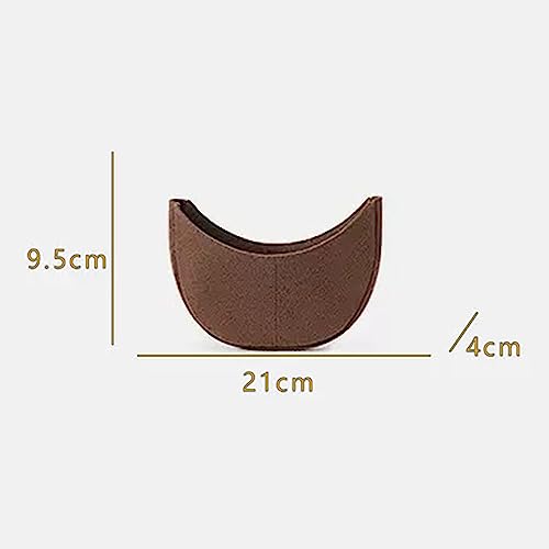 SM SunniMix Bolsa de mão Forro de pano de feltro Bolsa resistente de grande capacidade Inserção orga