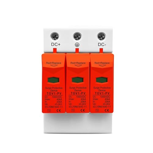 SPD DC 1200V parafoudre photovoltaïque de basse tension pour protection domestique 20KA 40KA