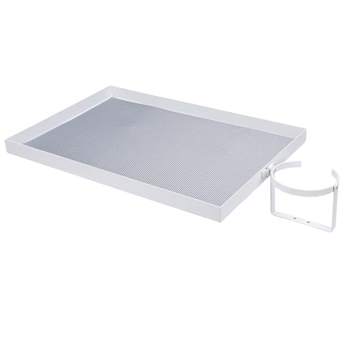 Étagère de chevet pour petit lit superposé en acier blanc résistant - 5