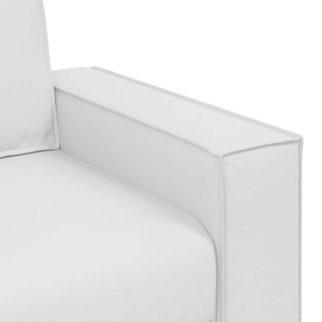 vidaXL Sofa dwuosobowa Biały 180 cm Skóra ekologiczna | Elegancki i nowoczesny wygląd, który pasuje do każdego wnętrza, Zapewnia idealną przestrzeń do relaksu,