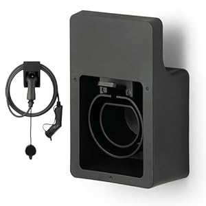 green wallbox support câble recharge type 2 support mural de cable type 2 pour voiture Électrique matériau solide compatible avec câble type 2 prise de verrouillage accessoire voiture