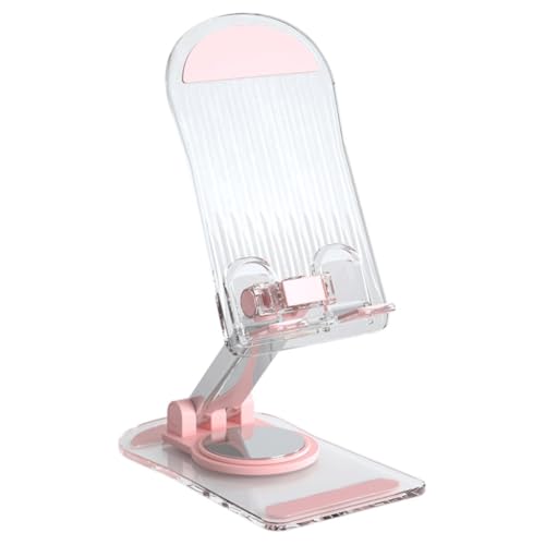 Support tablette acrylique transparent ajustable avec base rotative